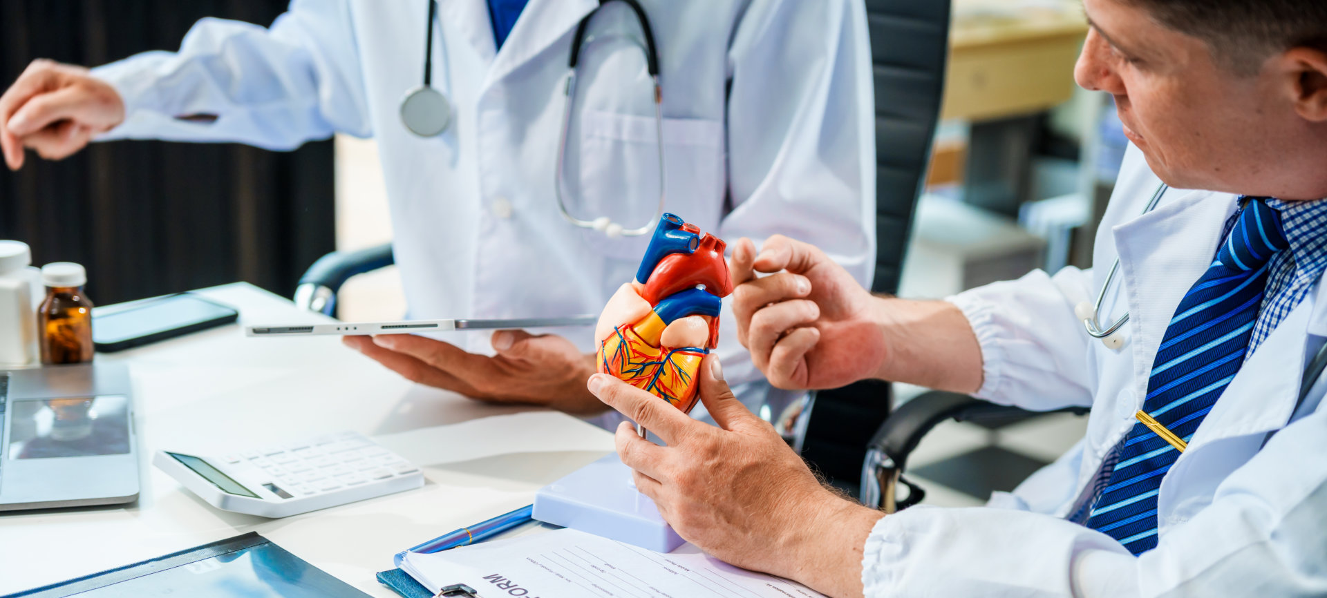 a person holding a heart prototype
