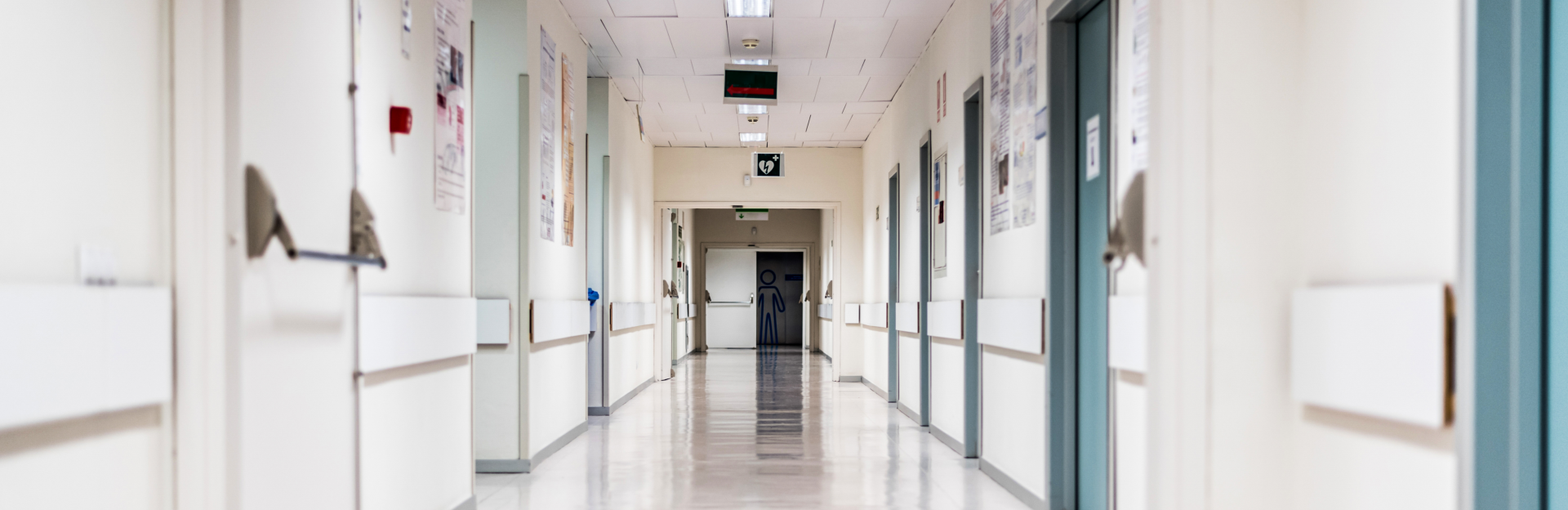 empty hospital lobby